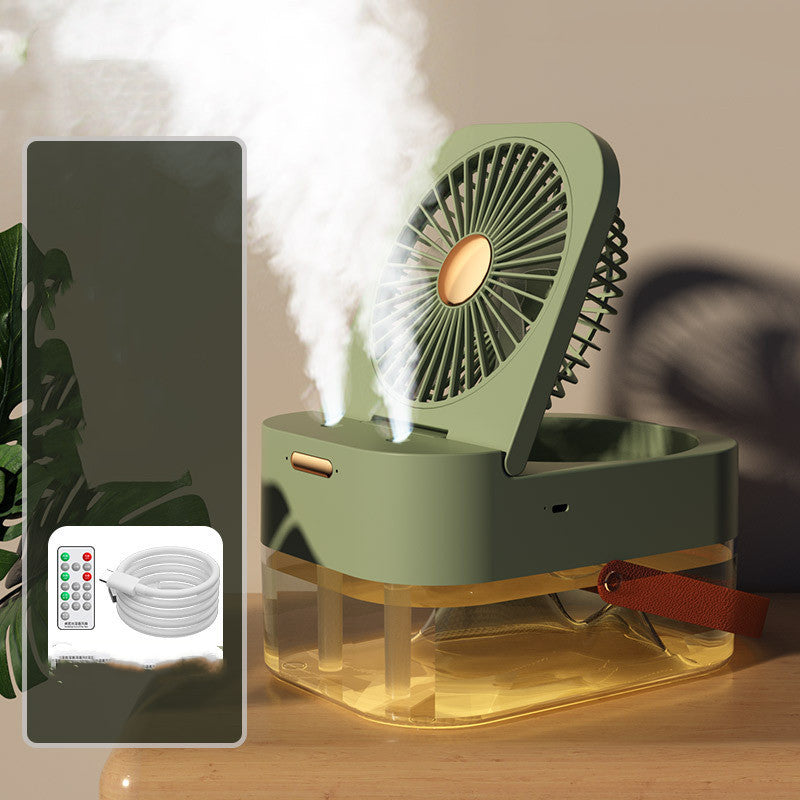 Humidificateur de bureau silencieux télécommande synchronisation double pulvérisation Humidification ventilateur