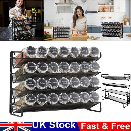 4 Tier Metal Spice Rack