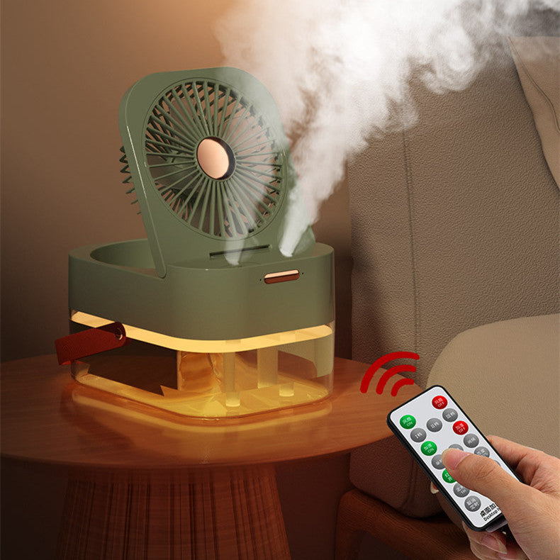 Humidificateur de bureau silencieux télécommande synchronisation double pulvérisation Humidification ventilateur