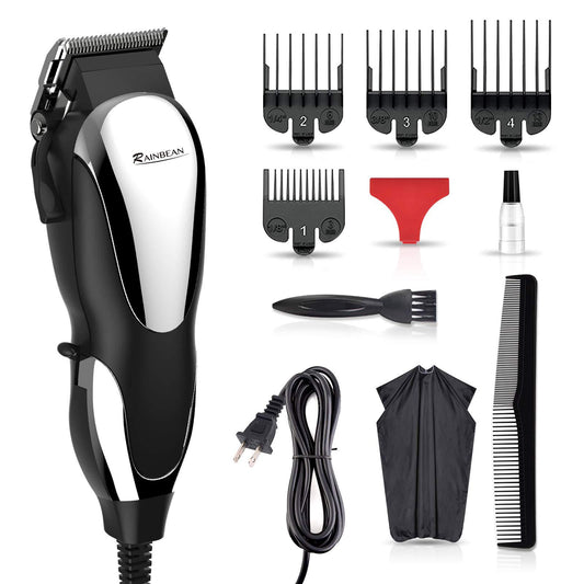 Professionnel Tondeuses, Filaire Tondeuses pour Hommes Enfants, Moteur Puissant baber Salon Complet Cheveux et Barbe, découpage et de Rognage Kit,Amazon Plate-Forme Interdit