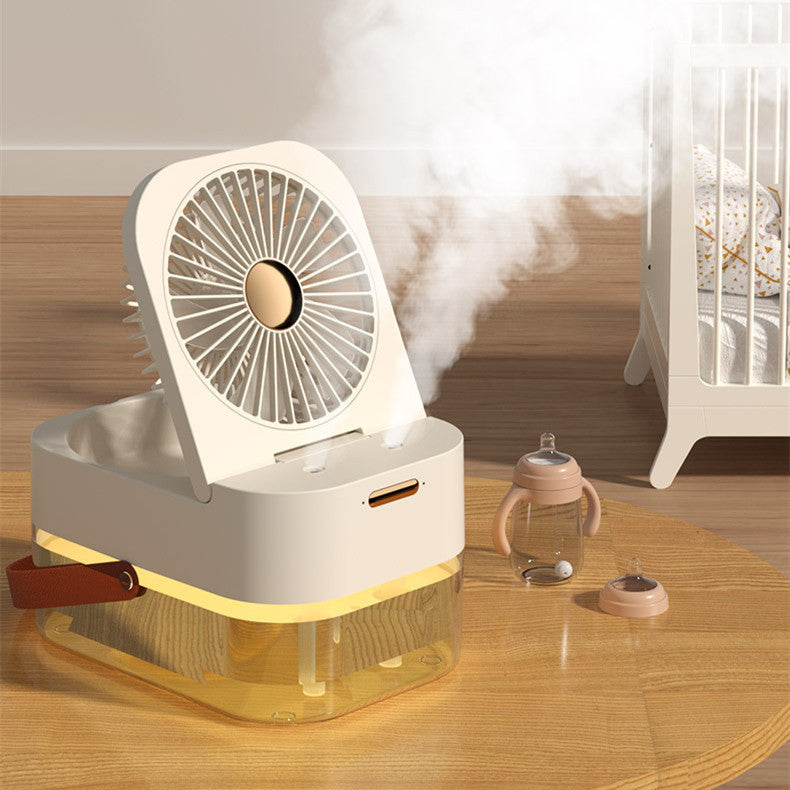 Humidificateur de bureau silencieux télécommande synchronisation double pulvérisation Humidification ventilateur