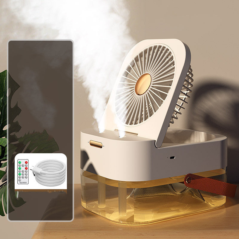 Humidificateur de bureau silencieux télécommande synchronisation double pulvérisation Humidification ventilateur