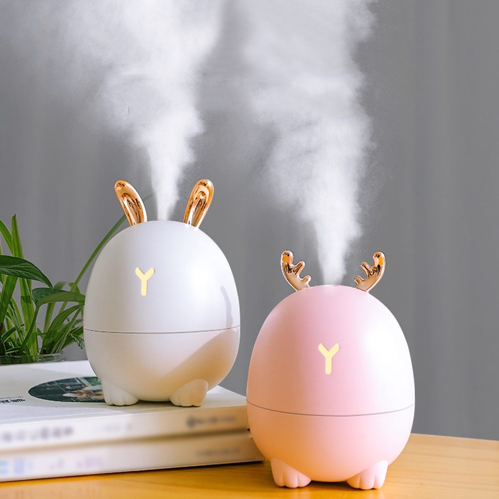 USB Humidificateur de Bande Dessinée Cerfs Lapin Humidificateur